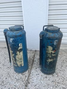Retro Warmald Fire Extinguishers