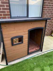 XXL Greyhound Dog House Large Wooden Pet Kennel Outdoor Indoor
