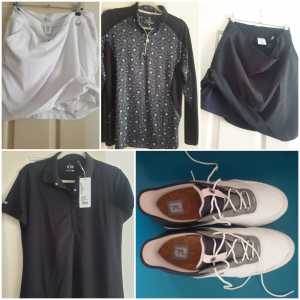 Ladies Golf Clothes & Shoes Quality As New