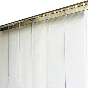 1000x2000mm PVC Strips Clear Plastic Door Curtains Polar/Freezer Grade