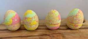 Easter egg bath bombs - scented