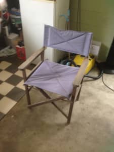 Outdoor chairs, x 8 folding, made by Kwila good condition