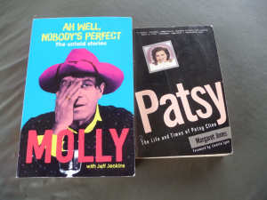 Molly Meldrum/Patsy Cline Biographies * $5 the pair