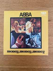 ABBA 45rpm record Money, Money, Money and Crazy World