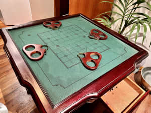 Antique vintage hardwood Chinese game table