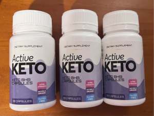 Active Keto capsules x 3