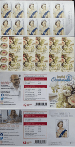 100/200 $1.10 / $1.10 Australia Post Postage Stamps Self Adhesive S