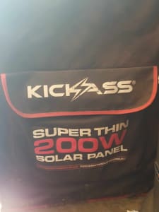 Kickass super slim 12V camping solar panel
