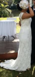 Size 10 lace Wedding dress