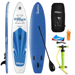 LIQUIDATION SALE-NEW INFLATABLE STAND UP PADDLE BOARD, 10' Sunshine