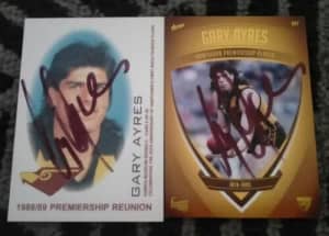 Gary Ayres Signed AFL Card Hawthorn Signed Premiers Card