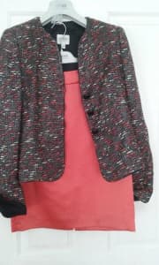 ARMANI COLLEZIONI Ladies Fitted Jacket and Skirt Suit Size 44 Exc