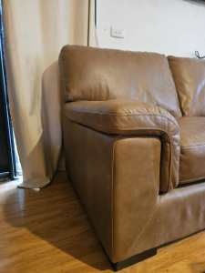 Berchowitz leather couch 