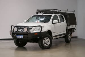 2015 Holden Colorado RG MY16 LS Crew Cab White 6 Speed Sports Automatic Cab Chassis