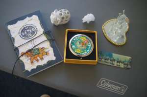 Collection of Thailand elephant souvenirs