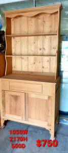 Kauri Pine Cabinet w/ Shelves