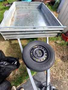 8x5 hot dipped Galvanised trailer by Sunshine Coast Trailers 