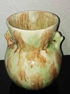 Australian Pottery Vase (Unsigned) Drip Glaze.