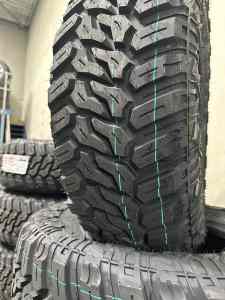 Brand new 315/75R16 LT mud terrain tyres