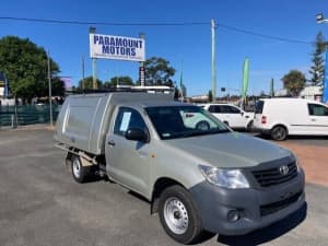 2013 Toyota Hilux WORKMATE SINGLE CAB 4X2 UTE #657 Green 6 Speed Manual Utility