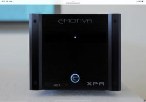 Monoblock Power Amps x 2 Emotiva XPA HC-1