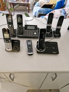 Assorted landline phones 