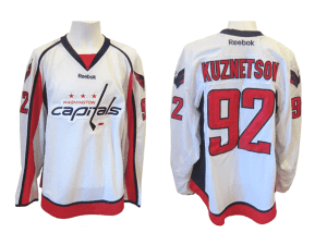 Washington Capitals NHL Reebok - #92 Kuznetsov White Away Jersey