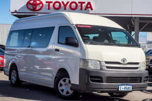 2008 Toyota HiAce TRH223R MY08 Commuter High Roof Super LWB French Vanilla 4 Speed Automatic Bus