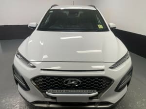 2018 Hyundai Kona OS MY18 Elite 2WD Chalk White 6 Speed Sports Automatic Wagon