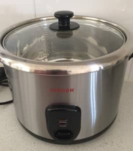Singer 15 Cup / 2.5 Litre Stainless Steel Rice Cooker