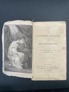 Antique book - A Father’s Legacy to his Daughters 1786 1