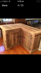 Hand made / finished reclaimed timber furniture