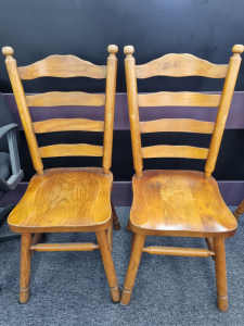 6 x Wooden Dining Chairs