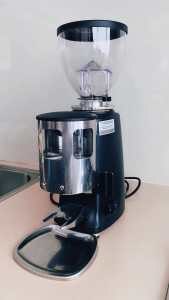 Mazzer Mini Coffee Grinder (Black) and cash drawers