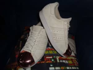 Adidas Womens Superstar 80s Metal Toe sneakers US 8 great condition
