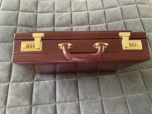 Leather Briefcase, Italian manufacturer, never used
