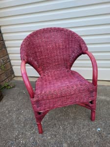Red Cane Childs Chair