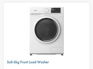 Brand New In Box SOLT Brand 6 kg Front load Washing Machine