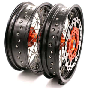KTM new 17 inch Motard Wheel Set EXC SX KTM