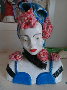 Handmade ceramic Marilyn 