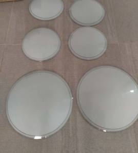 Glass light covers - Round