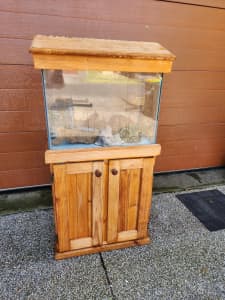 Aquarium fish tank cabinet set up light
