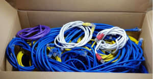 LAN Network Cables Long (150cm plus) x 80