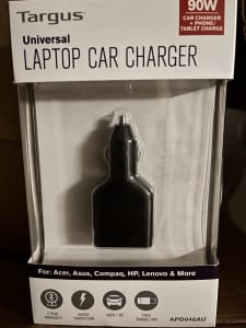Targus APD046AU 90W LAPTOP USB FAST CHARGER FOR CAR