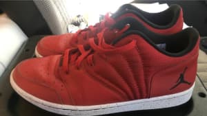 Red Air Jordan Flight Nike shoes
