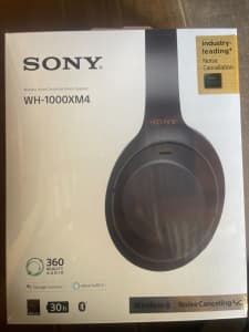 Sony WH-1000XM4 Black headphones