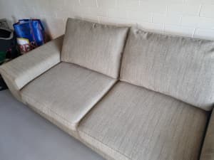 Couch - light grey - 2.5 seater $150