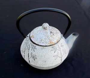 Decorative Oriental Metal Tea Pot