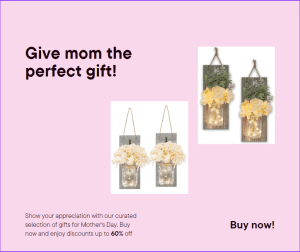 Flower Wall decor with LED Strip lights , perfect gift