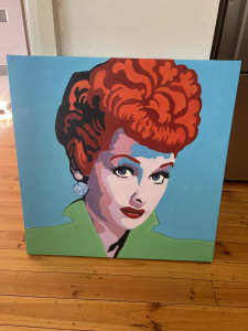 Lucille Ball canvas